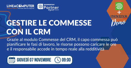 Webinar: Gestione delle Commesse con il CRM