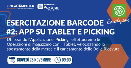 Webinar: Esercitazione sull'uso dei barcode #2 - Picking